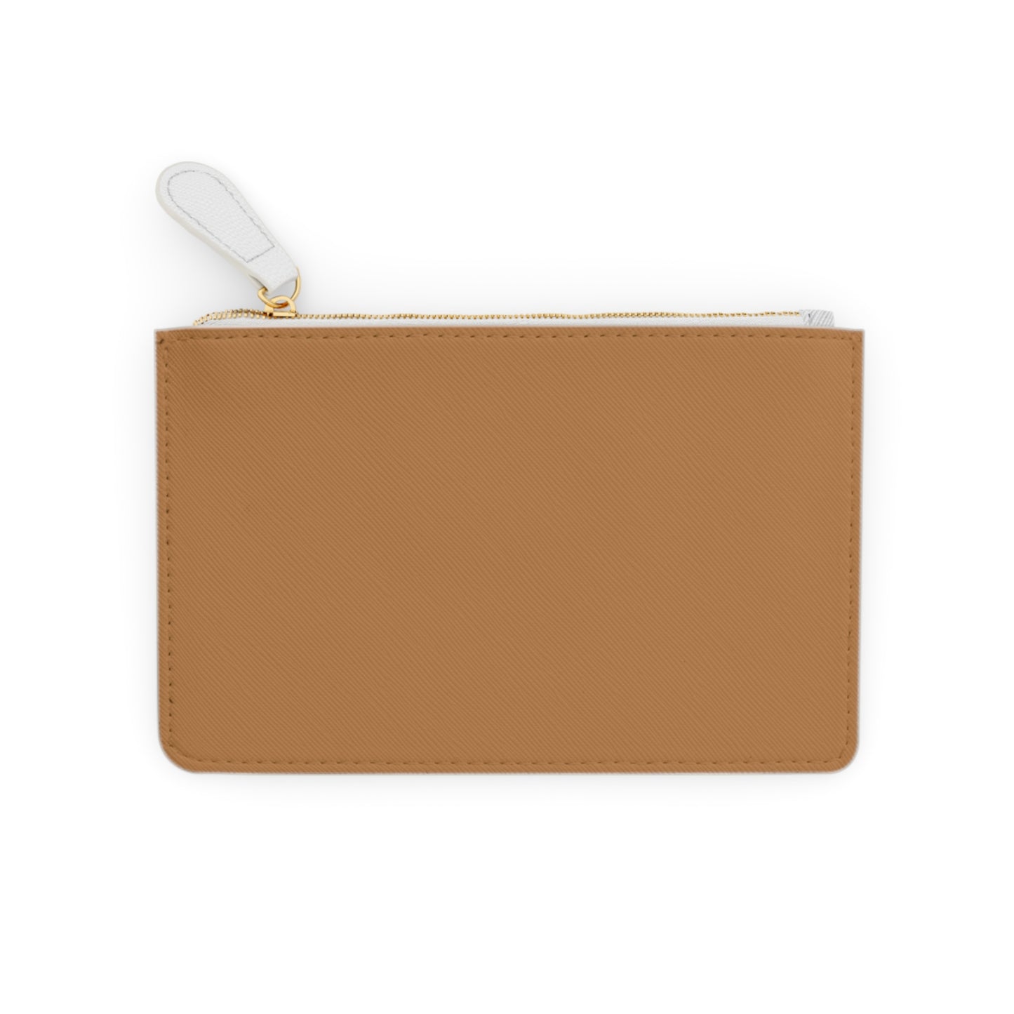 White Leopard Print Mini Clutch Bag