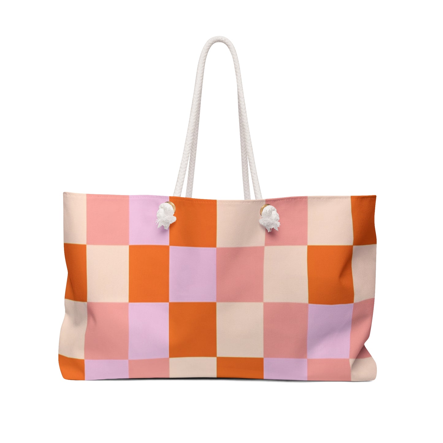 Fem Plaid Weekender Travel Bag