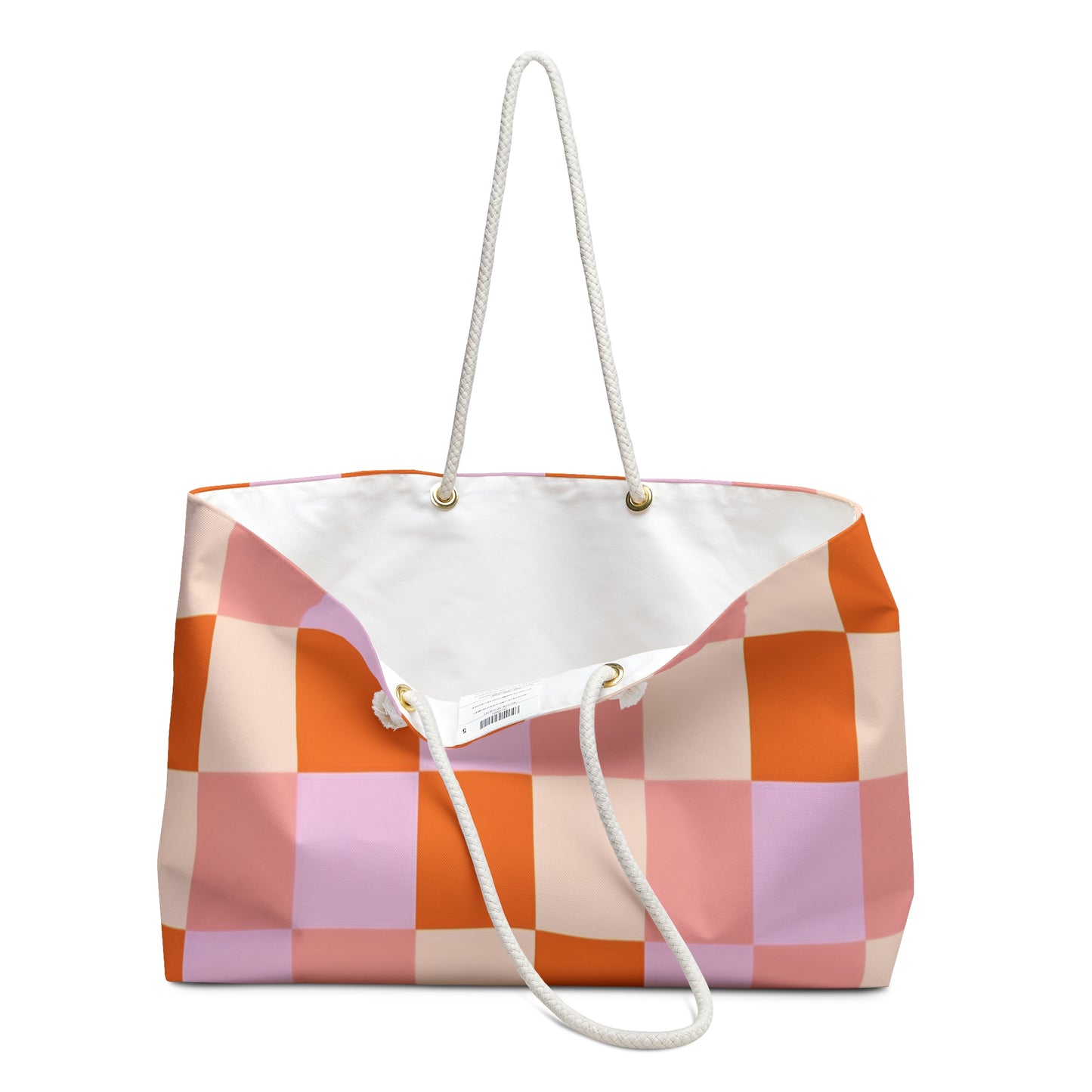 Fem Plaid Weekender Travel Bag