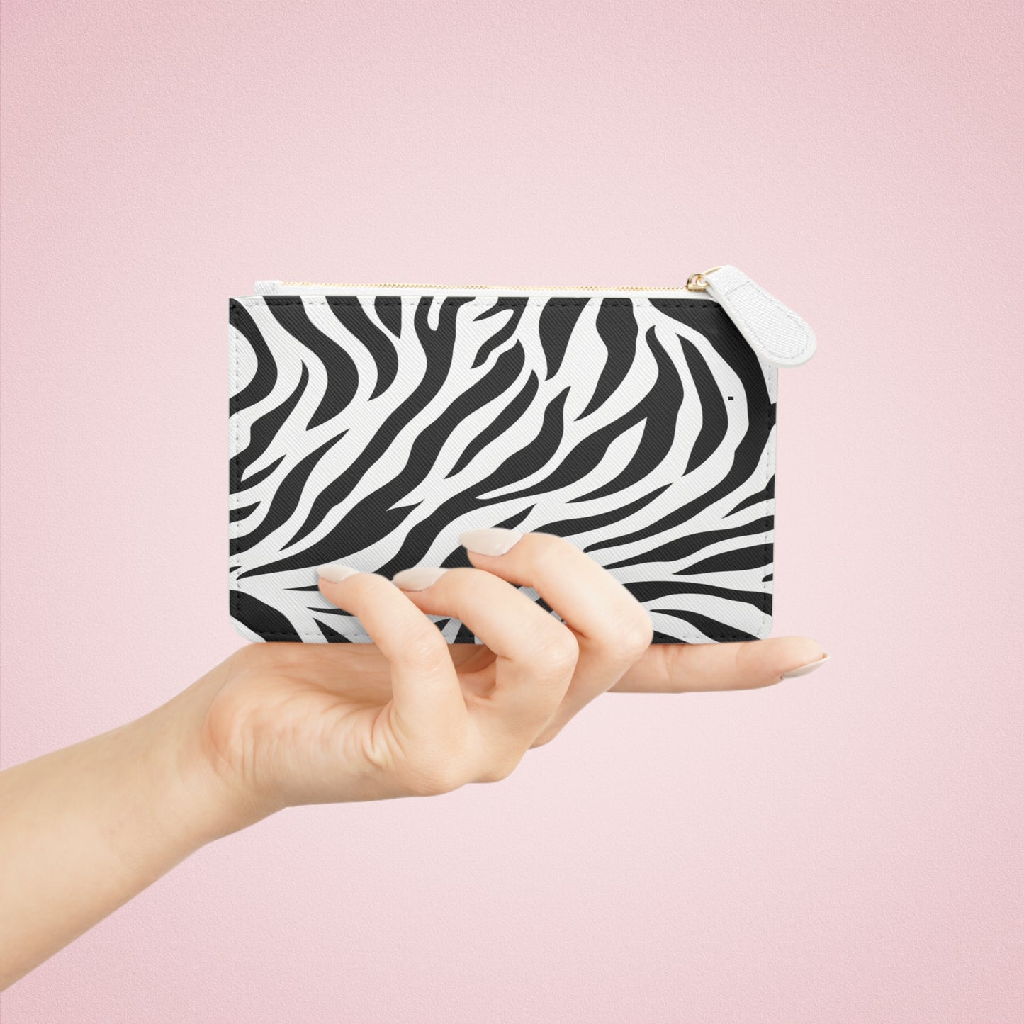 Classic Zebra Mini Clutch Bag