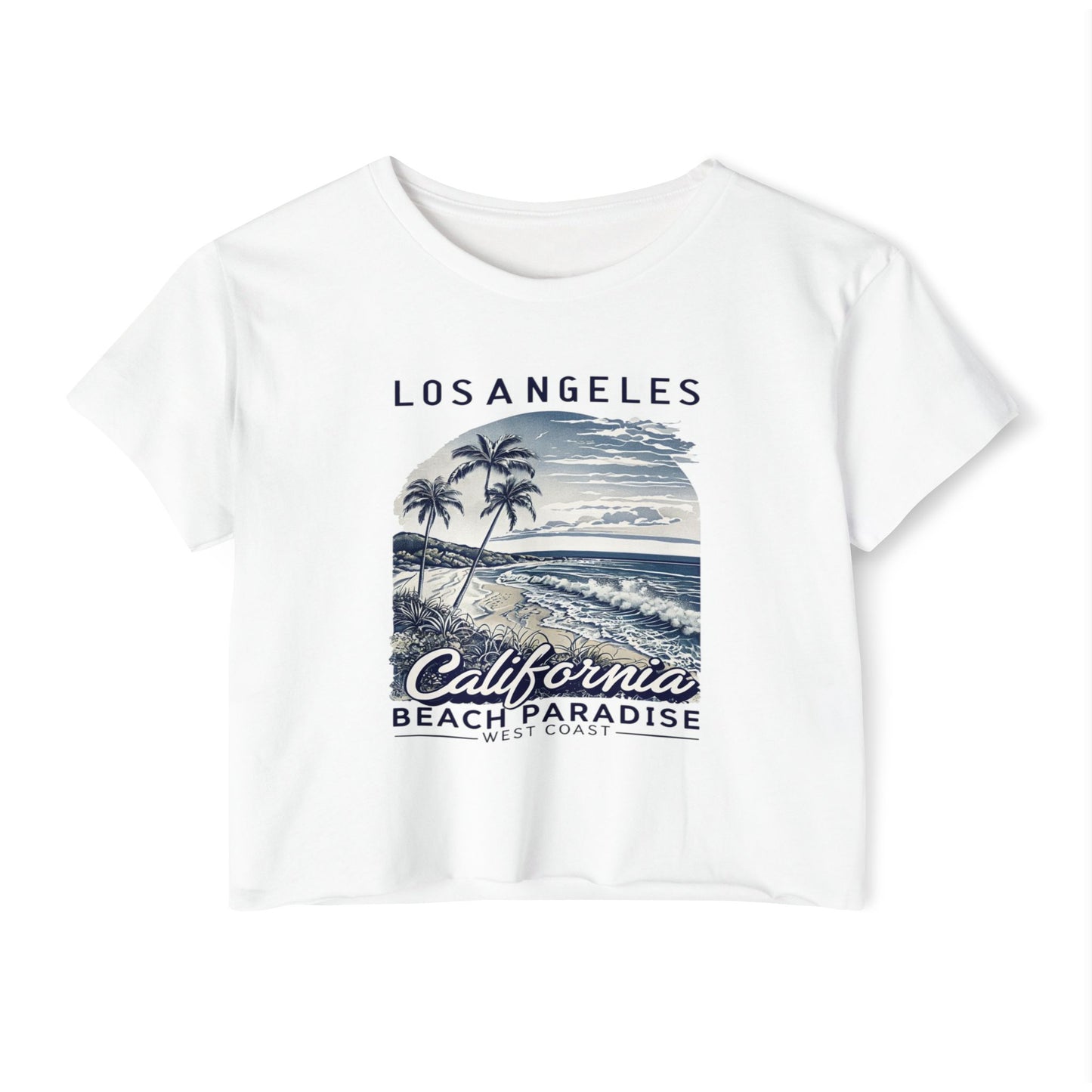 Los Angeles Beach Paradise Crop Top