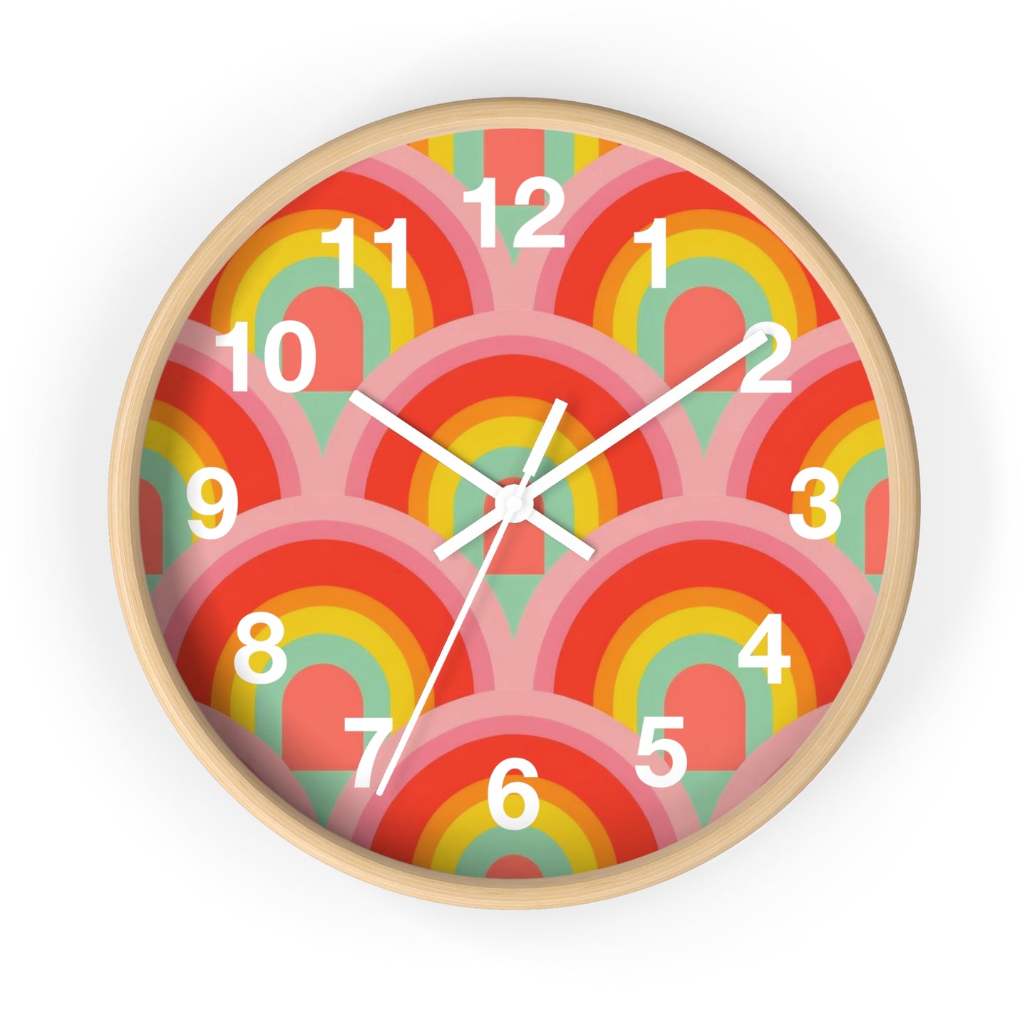 Rainbow Wall Clock