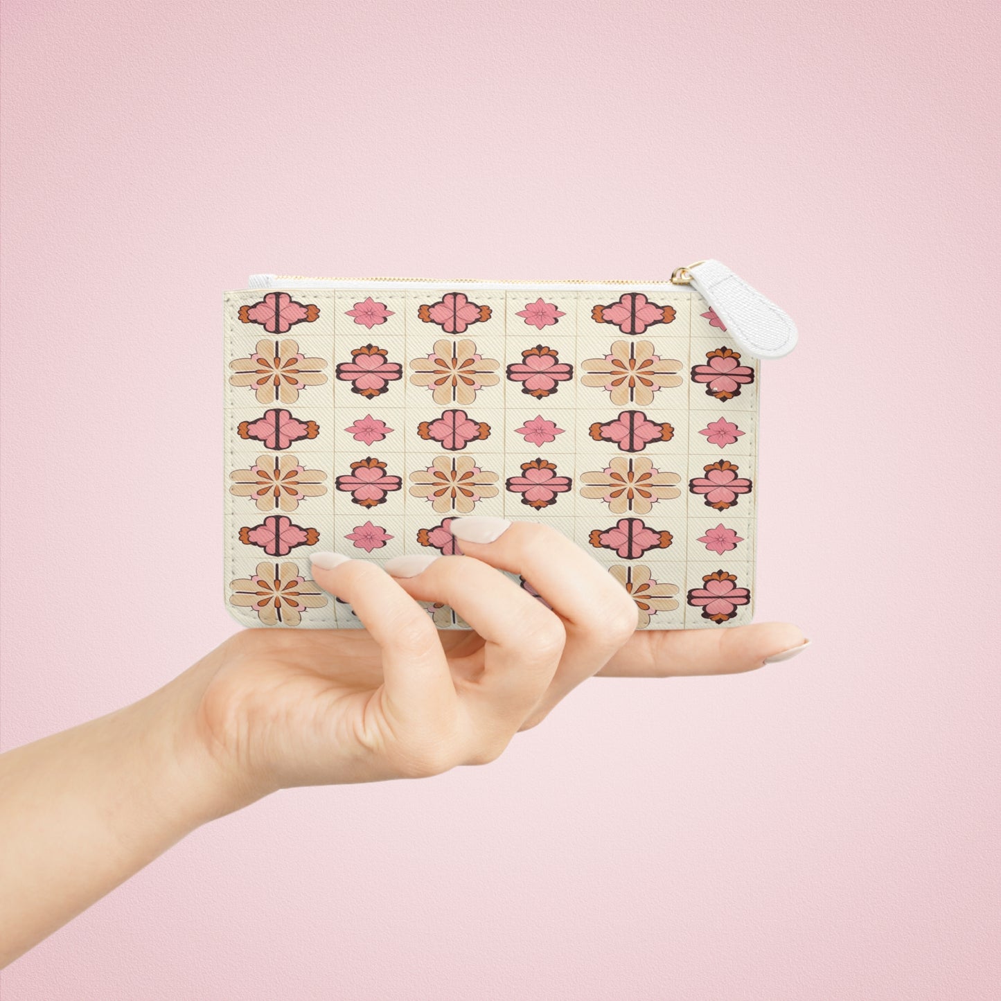 Vintage Floral Mini Clutch Bag