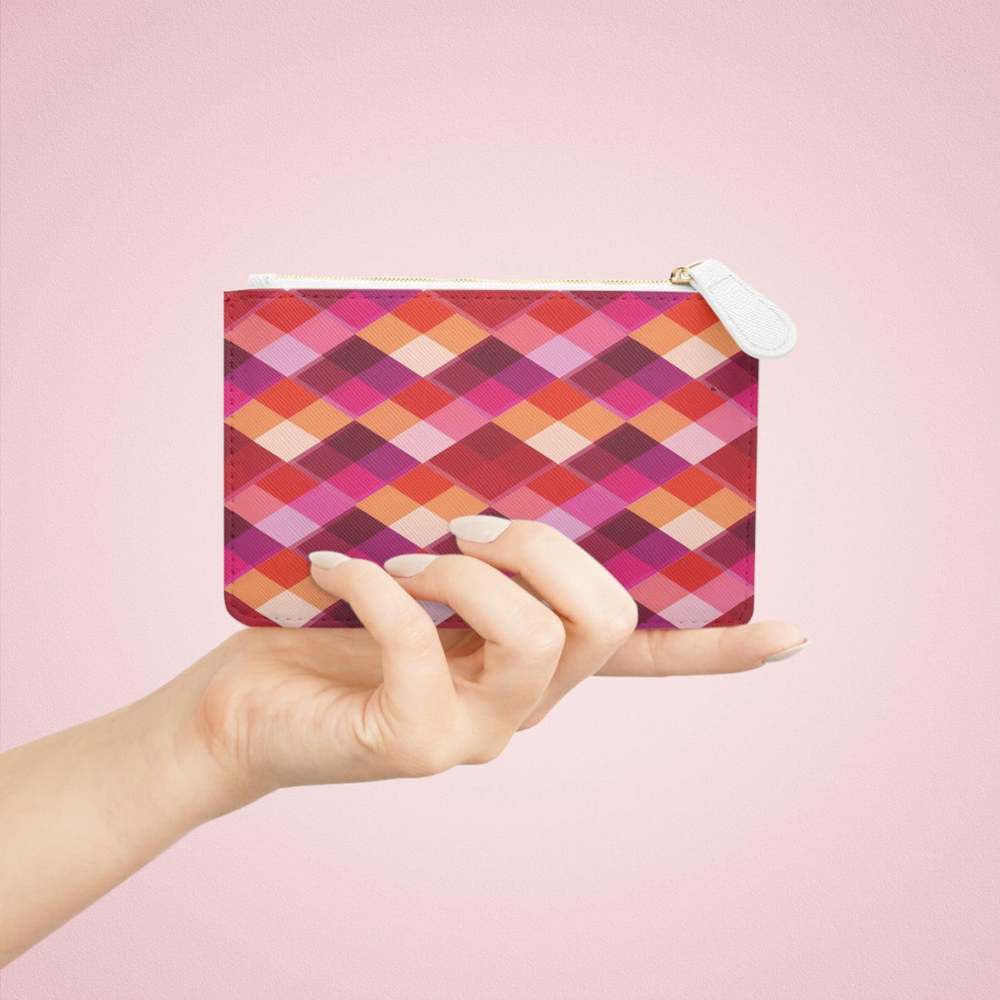 Colorful Geometric Mini Clutch