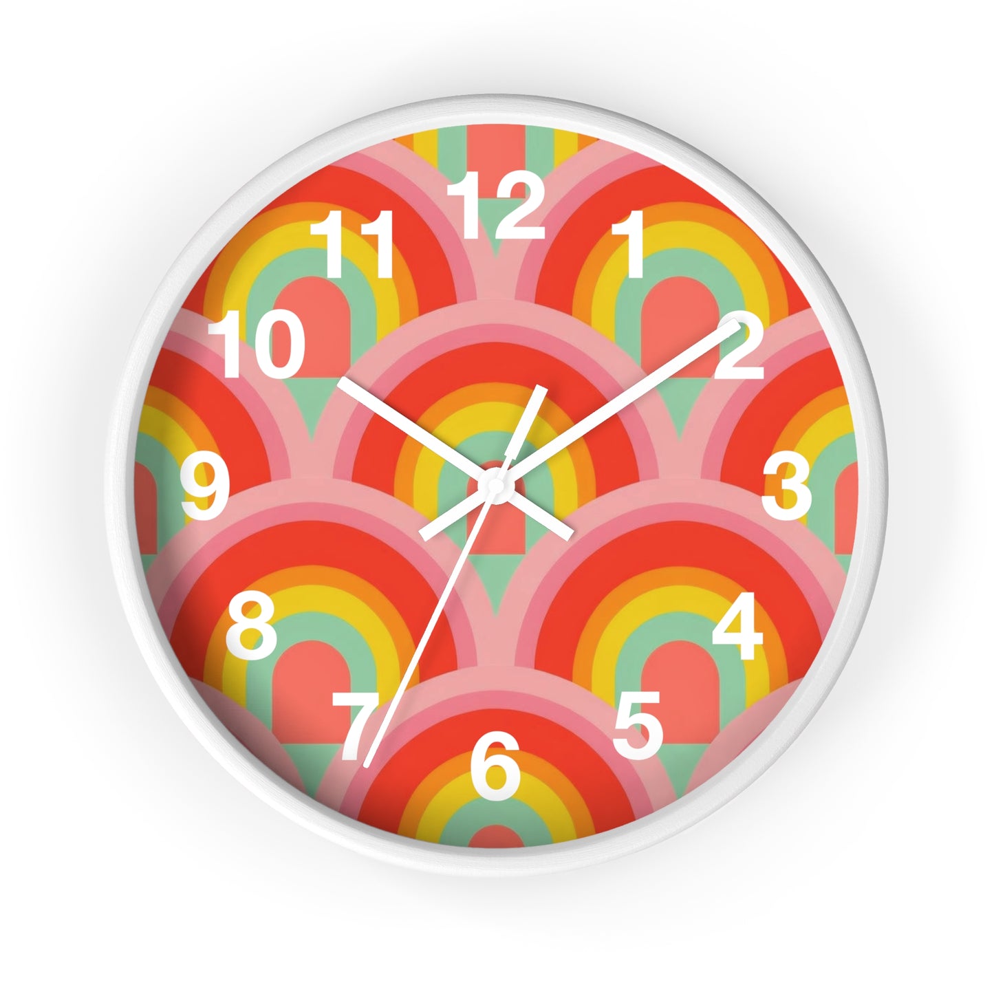 Rainbow Wall Clock