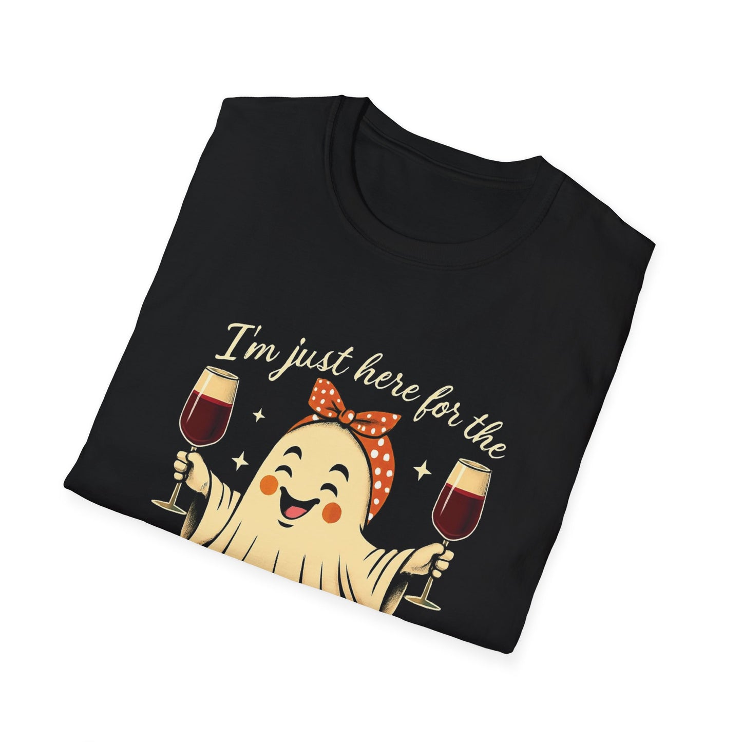 Cute Ghost Here for the Boos Halloween Tee