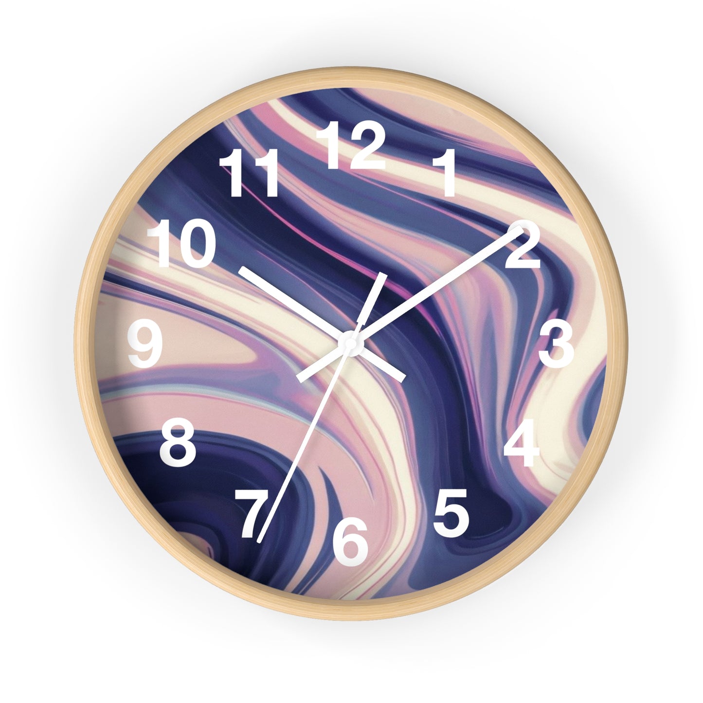 Purple Haze Modern Wall Clock