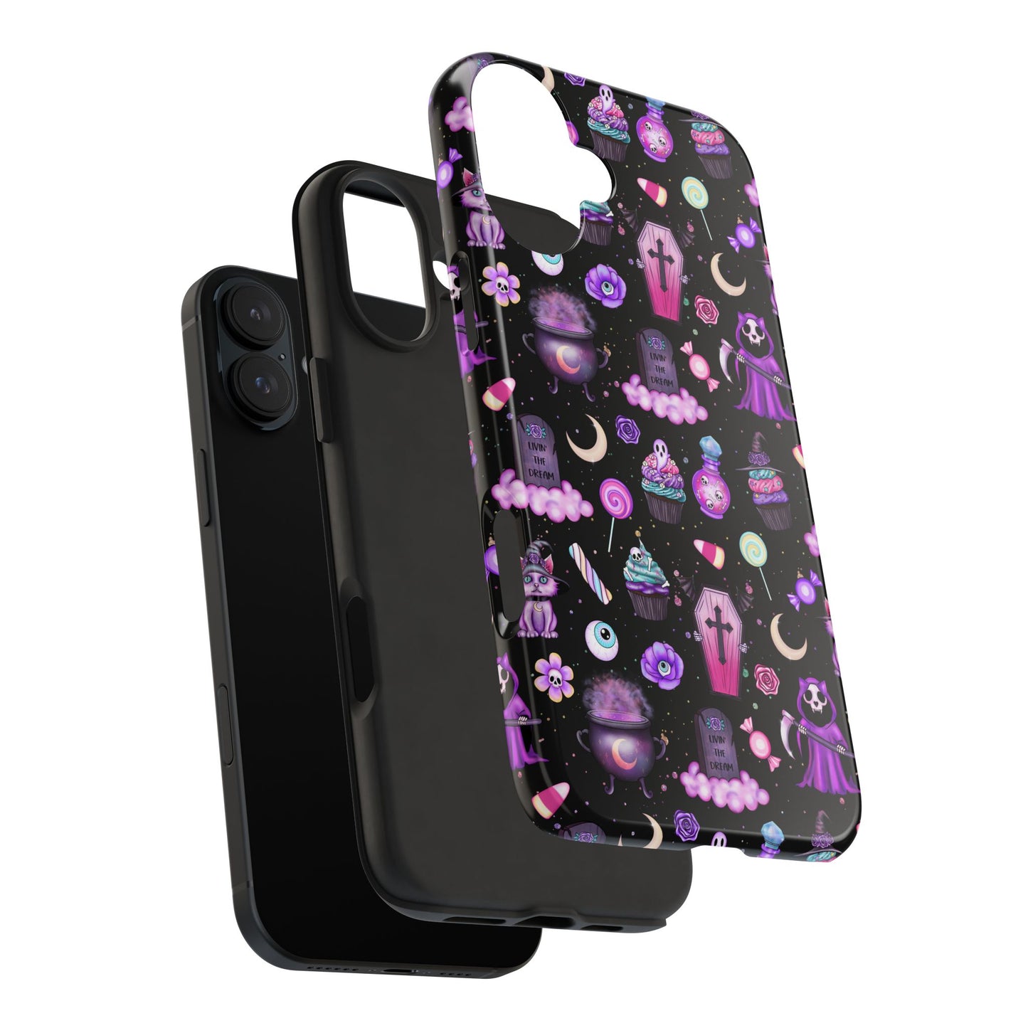 Purple Gothic Spirit Halloween Phone Case