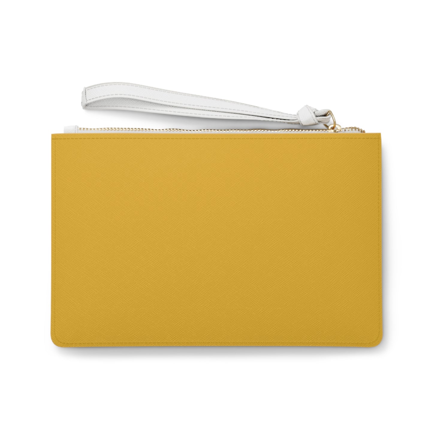 Yellow Leopard Print Clutch Bag