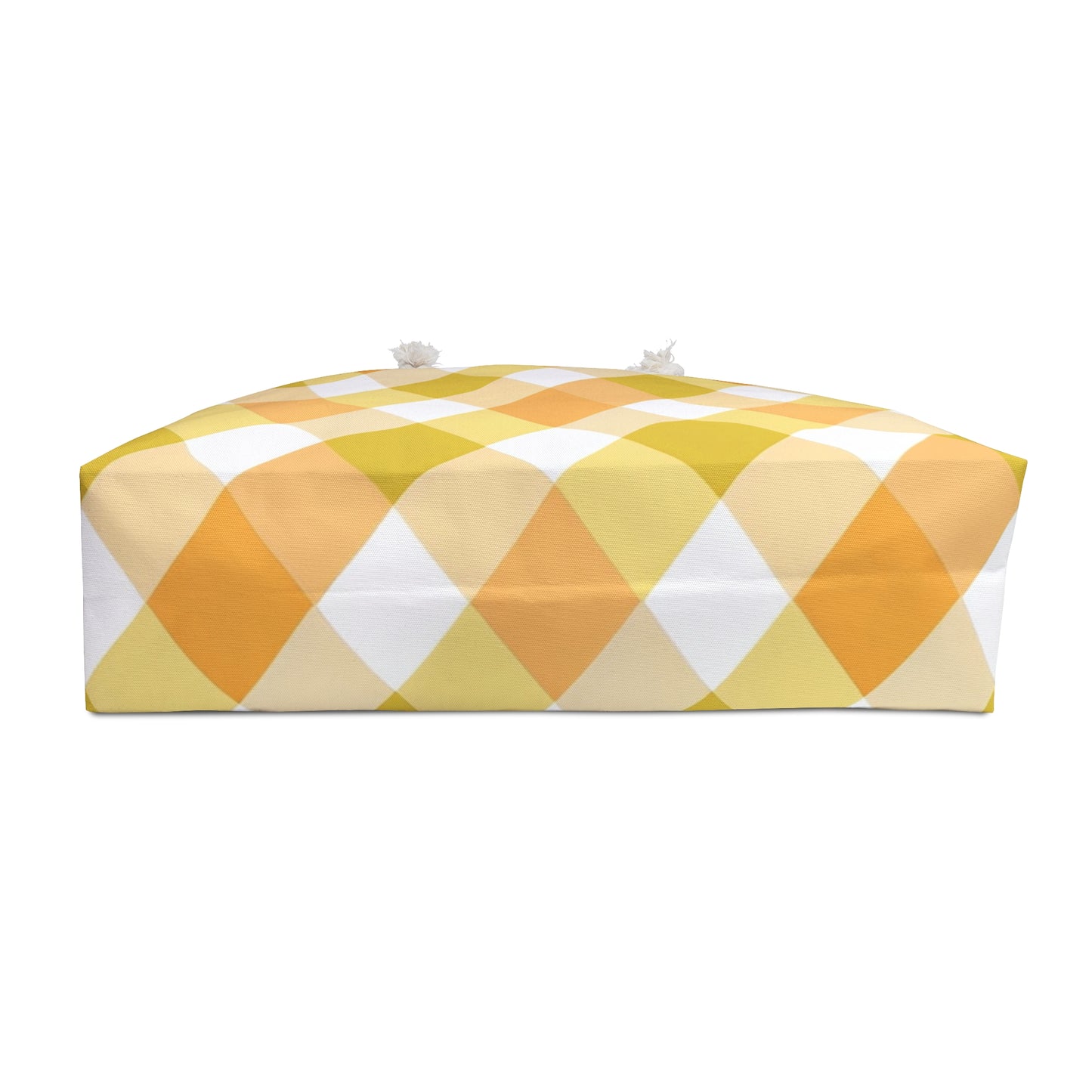 Yellow Plaid Weekender Bag