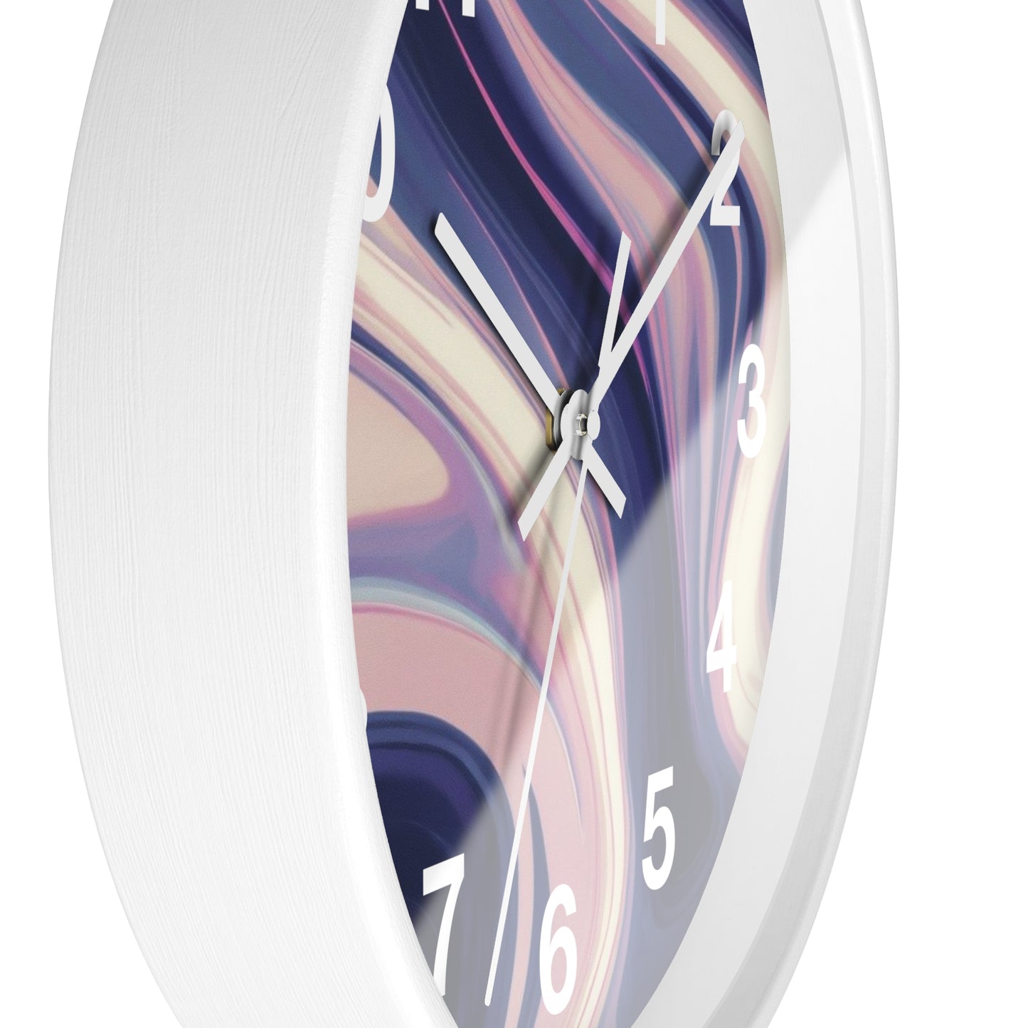 Purple Haze Modern Wall Clock