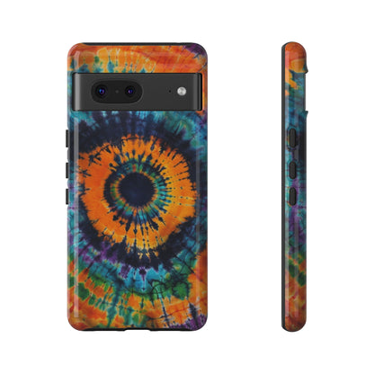 Bursting Orange Tie-Dye Phone Case