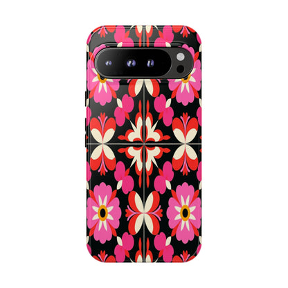 Pink Floral Mosaic Phone Case