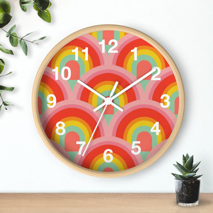 Rainbow Wall Clock
