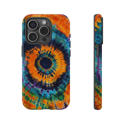 Bursting Orange Tie-Dye Phone Case