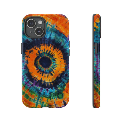 Bursting Orange Tie-Dye Phone Case