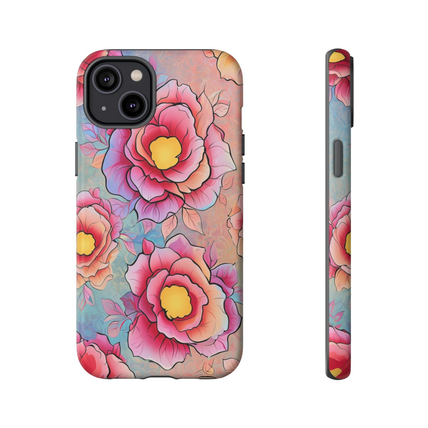 Pastel Floral Matte Phone Case