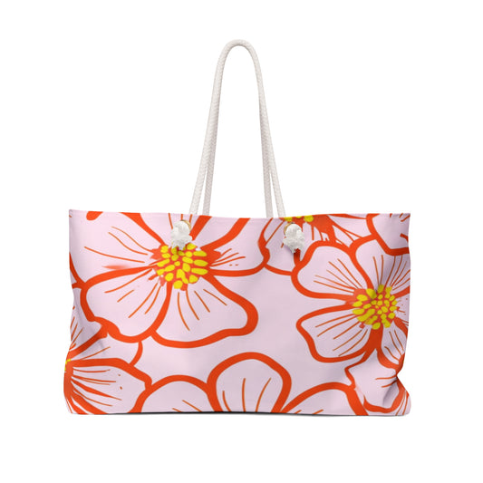 Sunrise Floral Weekender Bag
