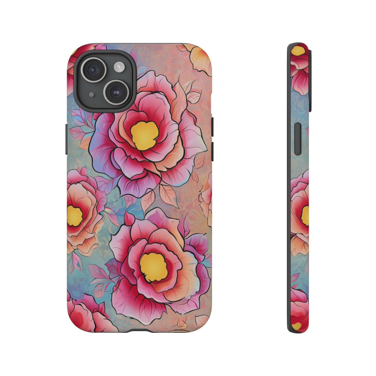 Pastel Floral Matte Phone Case