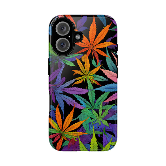 Colorful MJ Leaf Phone Case