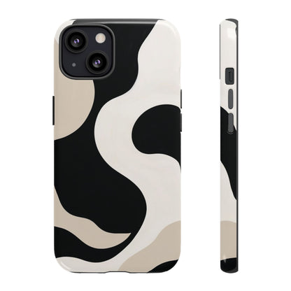 Chic Neutral Tone Marble Phone Case