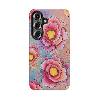 Pastel Floral Matte Phone Case