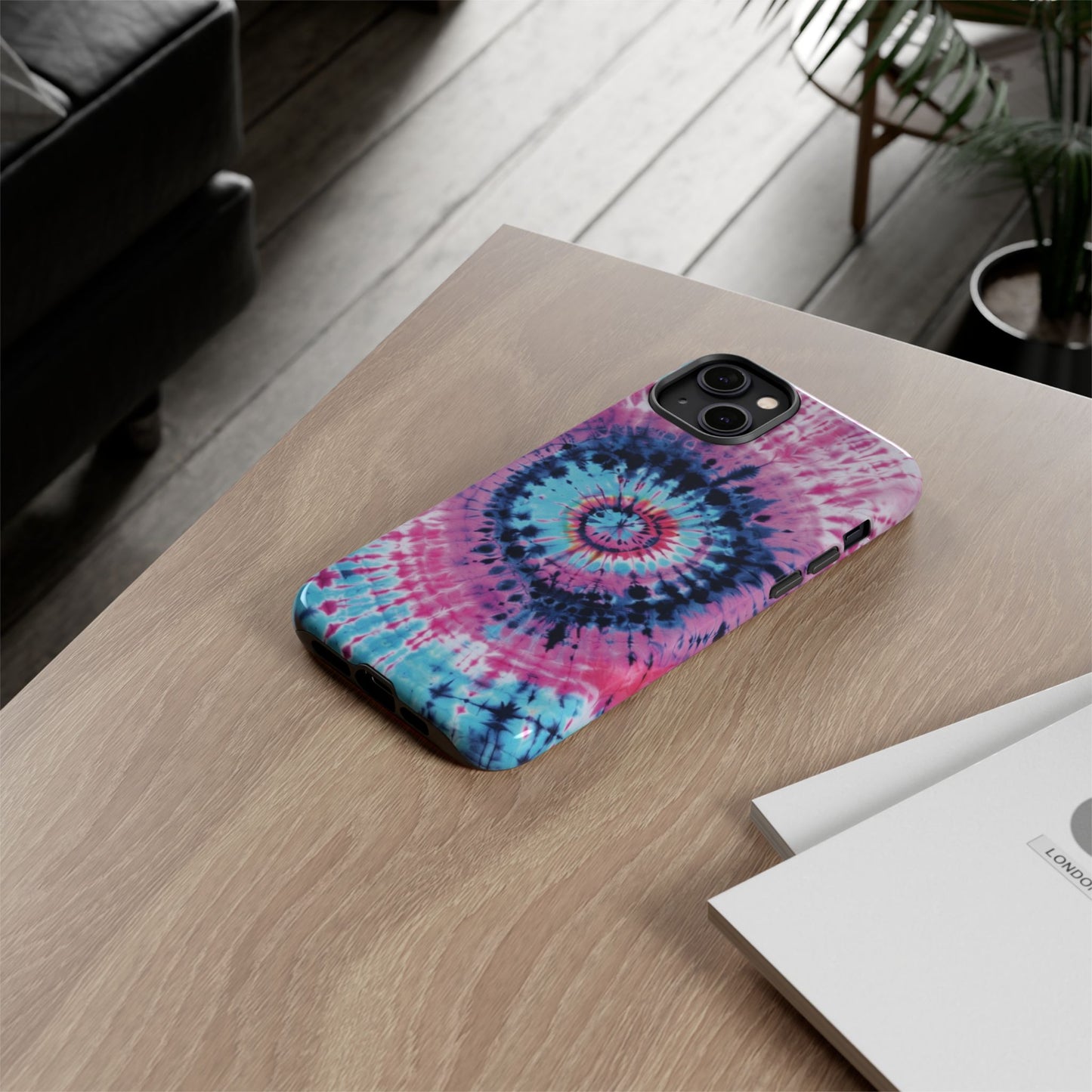 Pink Ocean Tie-Dye Phone Case