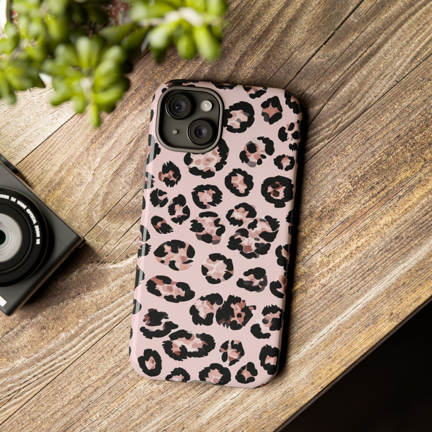 Pink Leopard Tough Phone Case