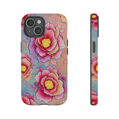 Pastel Floral Matte Phone Case