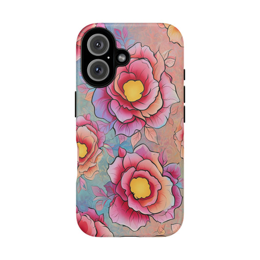 Pastel Floral Matte Phone Case