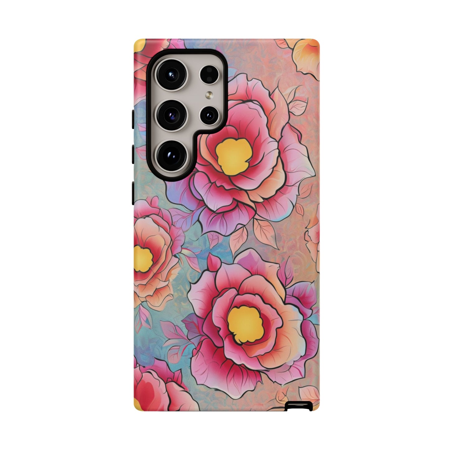 Pastel Floral Matte Phone Case