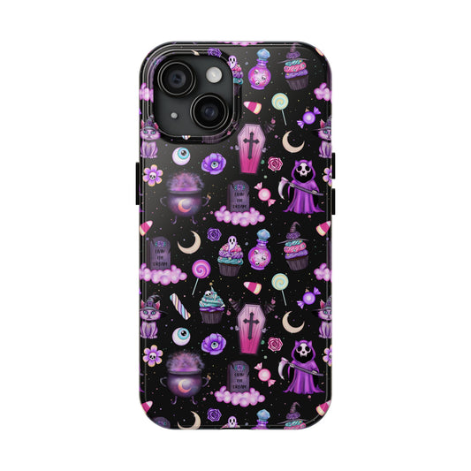 Purple Gothic Spirit Halloween Phone Case