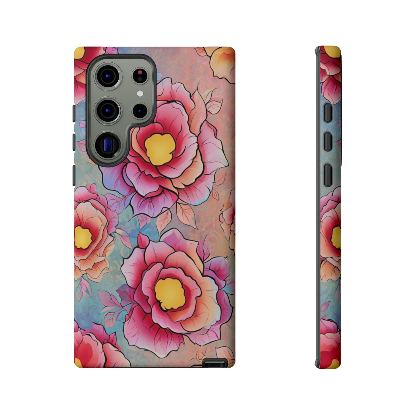 Pastel Floral Matte Phone Case