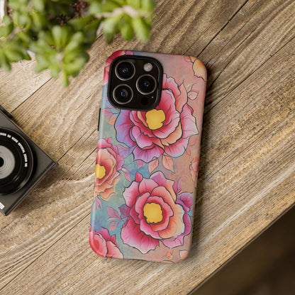 Pastel Floral Matte Phone Case