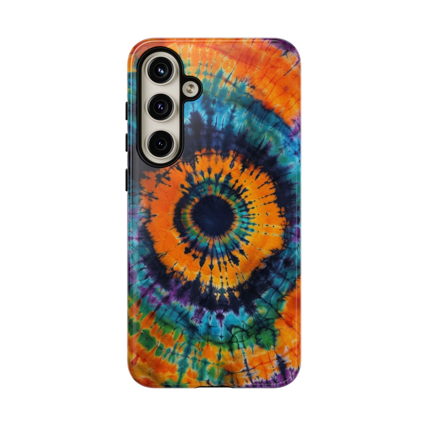 Bursting Orange Tie-Dye Phone Case