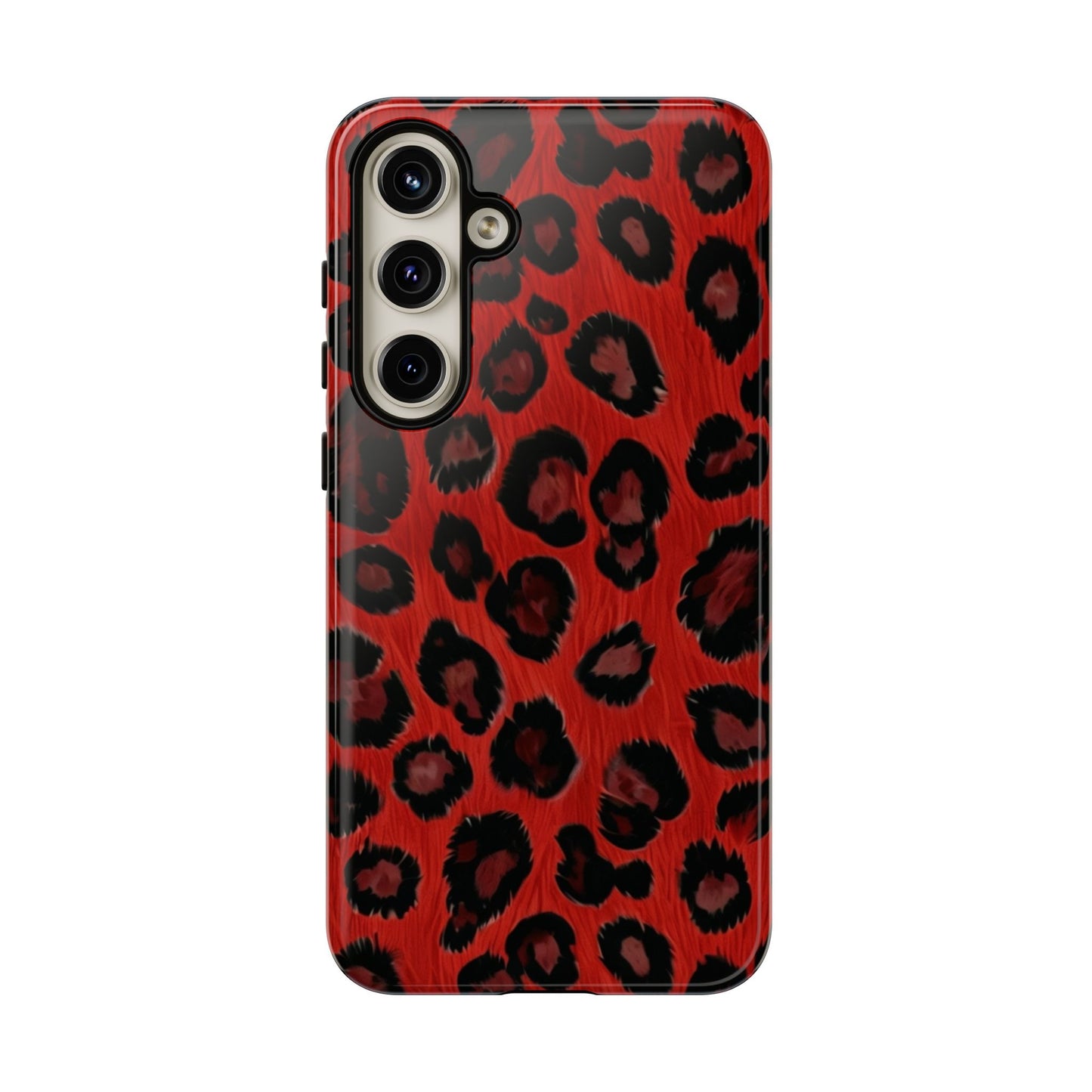 Red Leopard Tough Case