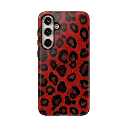 Red Leopard Tough Case