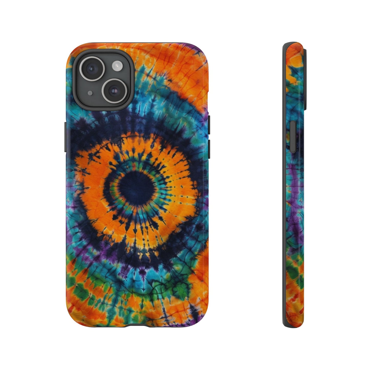 Bursting Orange Tie-Dye Phone Case