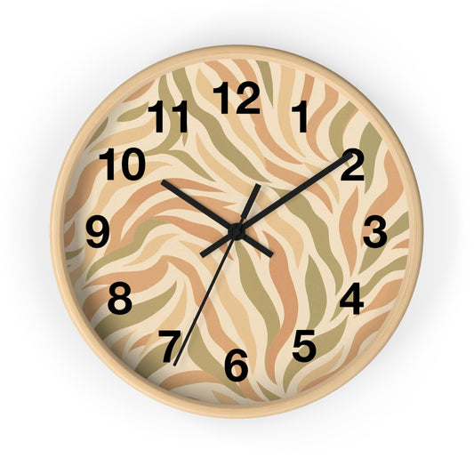 Bohemian Swirl Clock