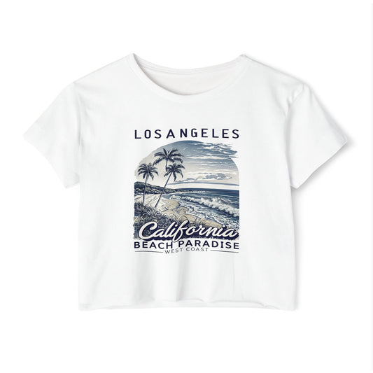 Los Angeles Beach Paradise Crop Top