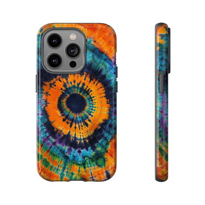 Bursting Orange Tie-Dye Phone Case