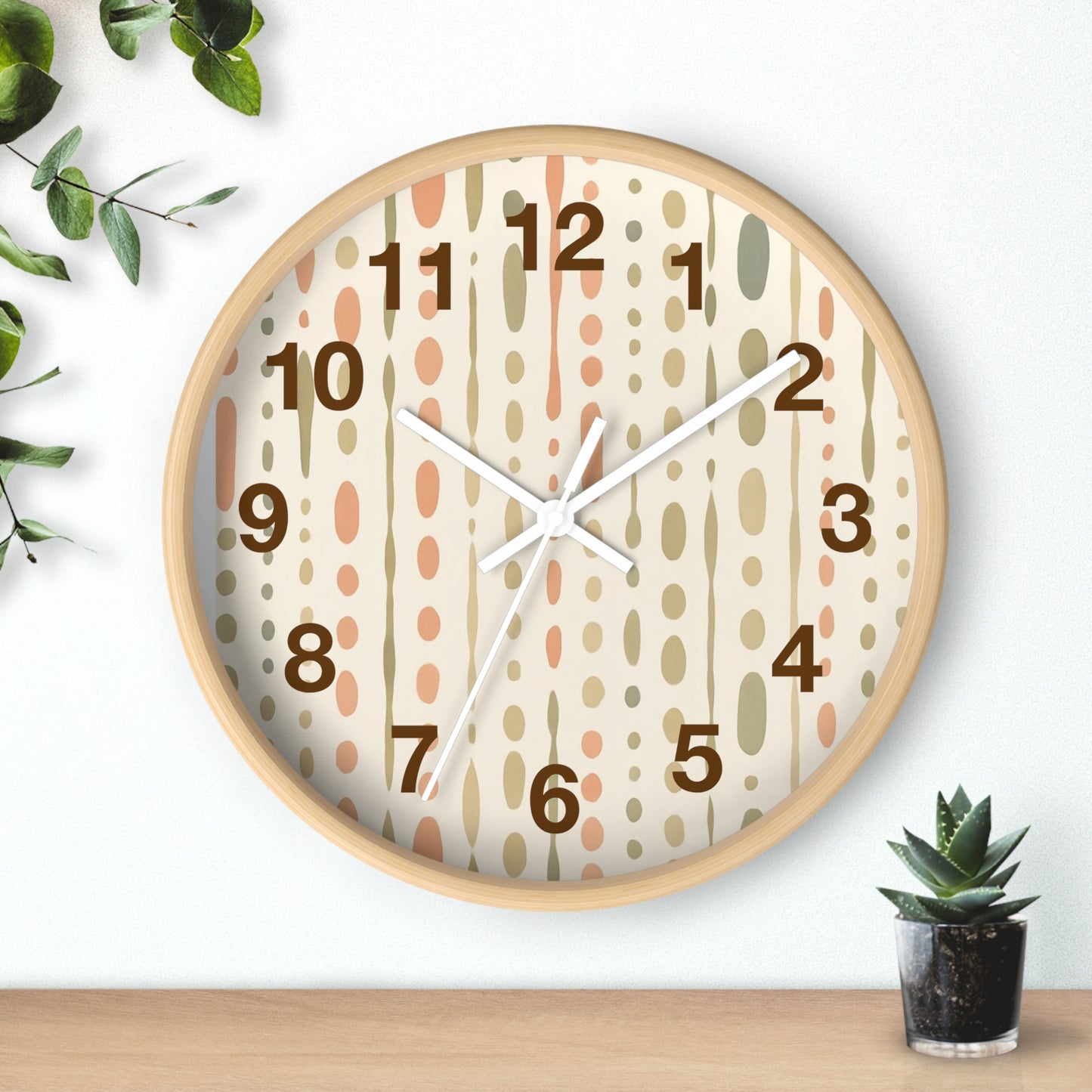 Modern Geometric Wall Clock