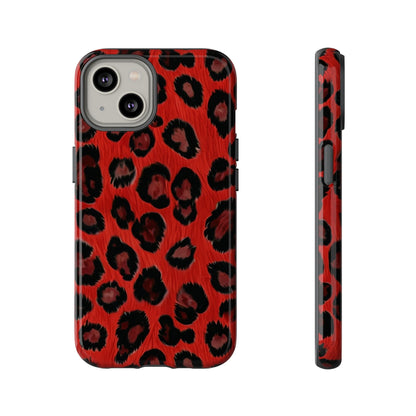 Red Leopard Tough Case