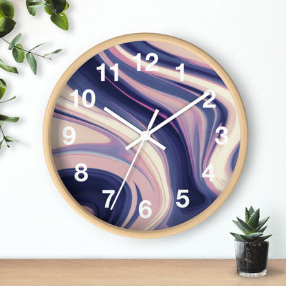 Purple Haze Modern Wall Clock