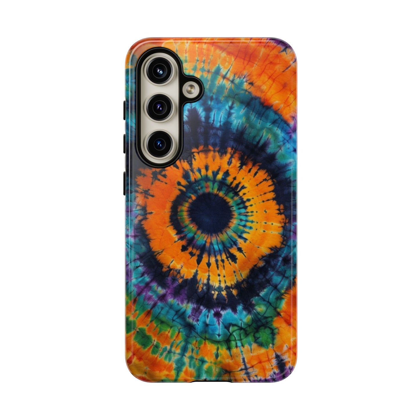 Bursting Orange Tie-Dye Phone Case