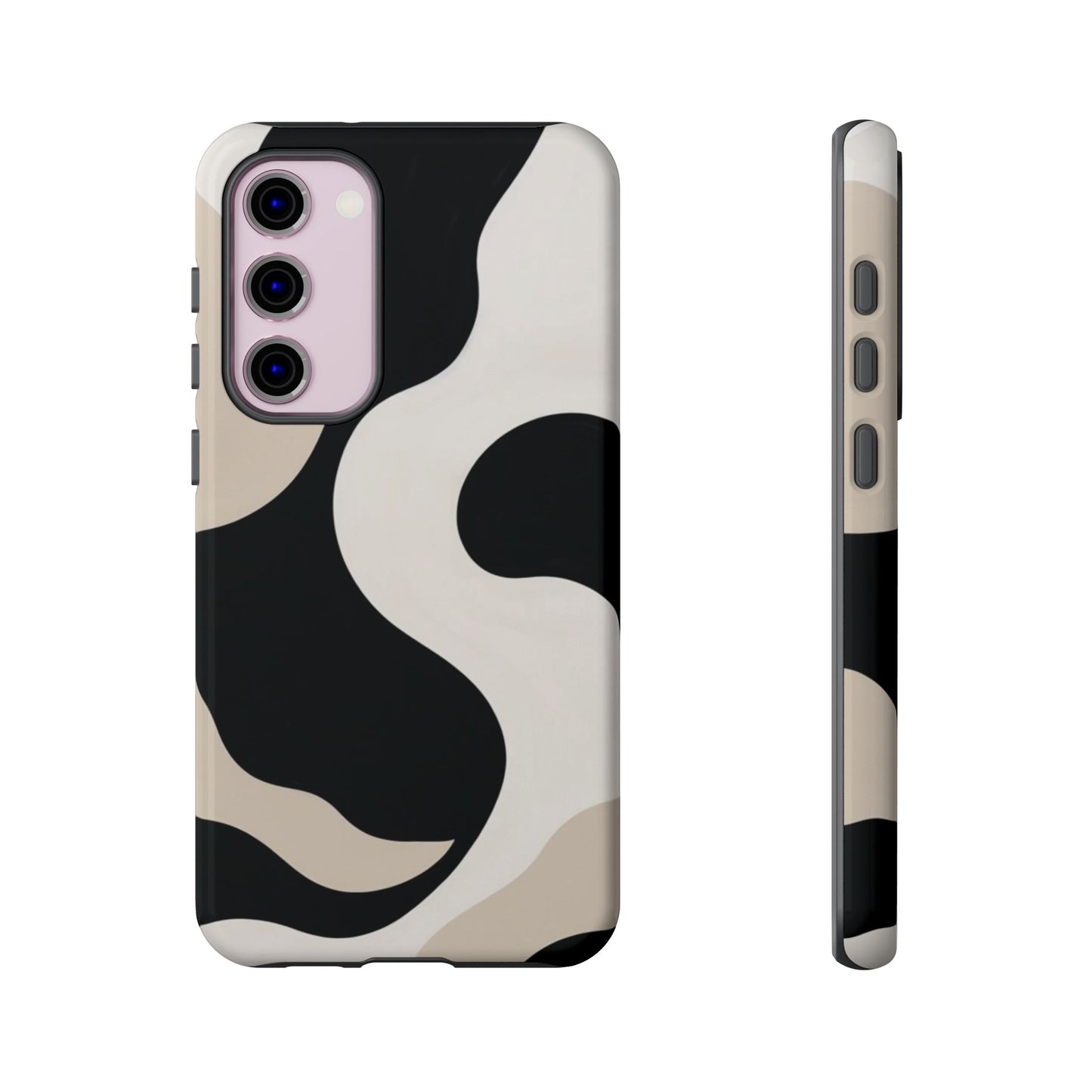 Chic Neutral Tone Marble Phone Case