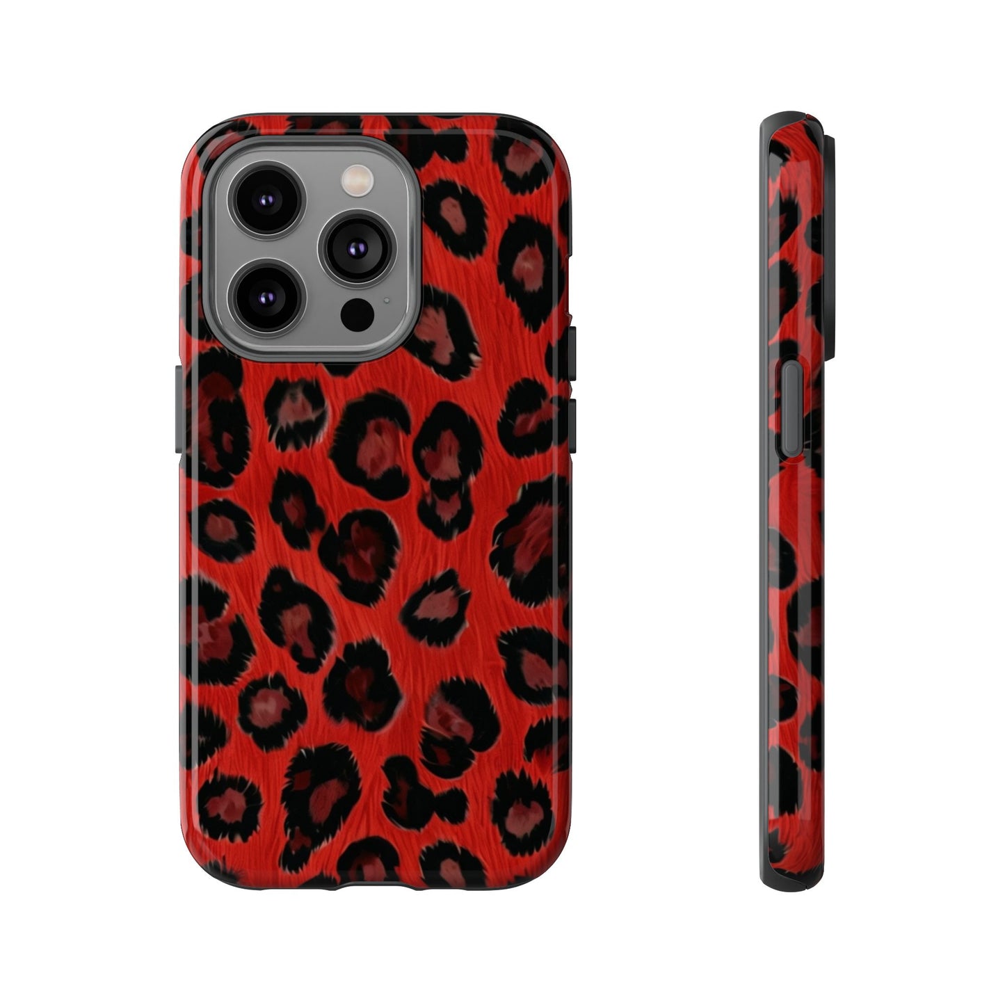 Red Leopard Tough Case