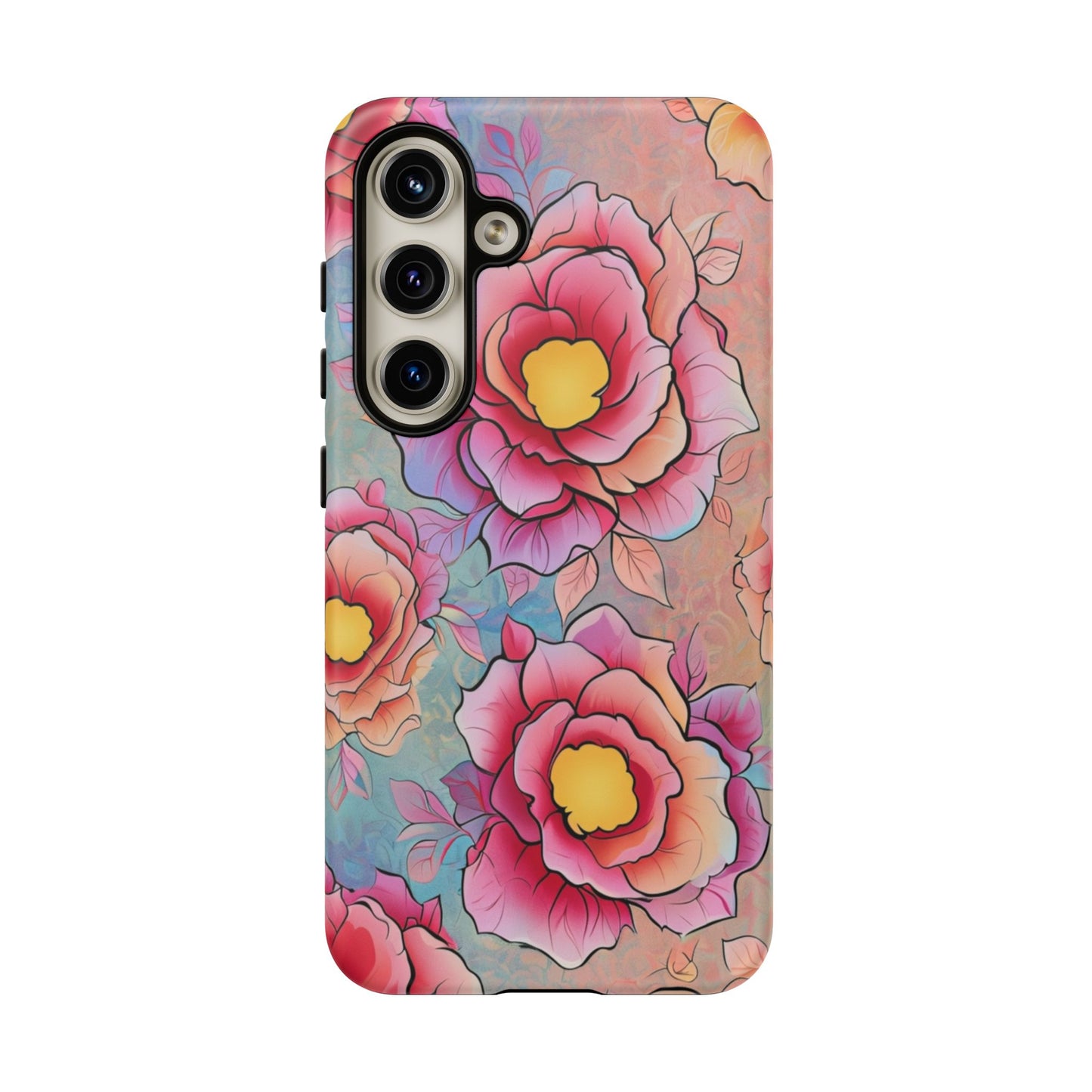 Pastel Floral Matte Phone Case