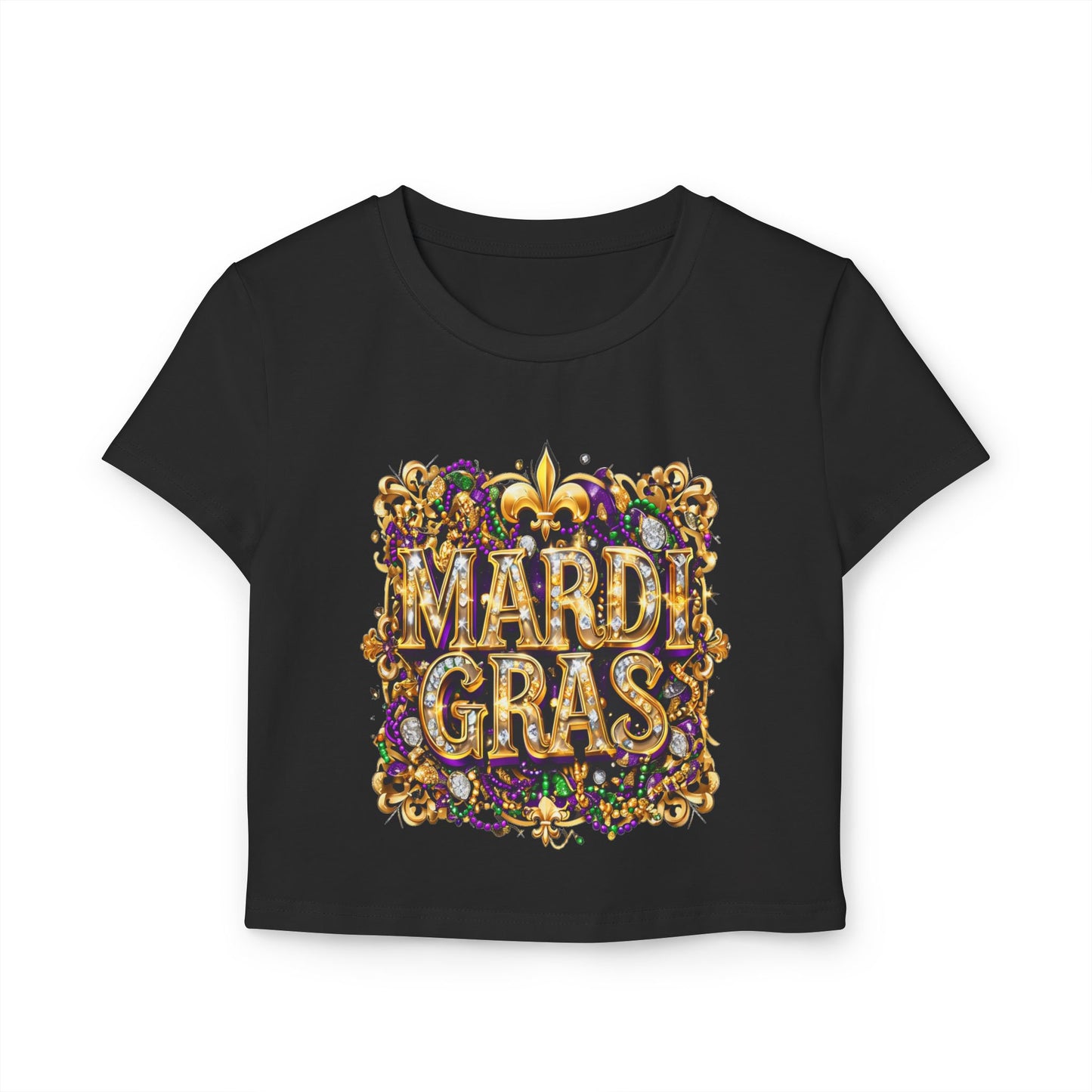 Grand Mardi Gras Crop Top