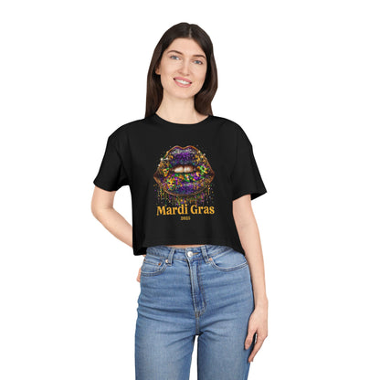 Mardi Gras 2025 Crop Tee